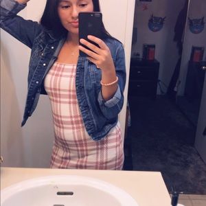 Pink/Purple Plaid Dress